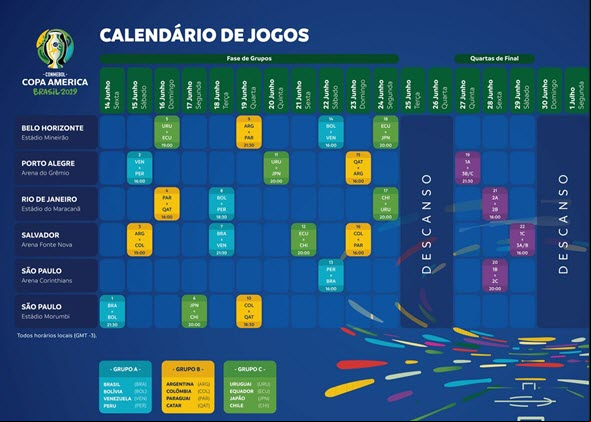 Calendario de Jogos