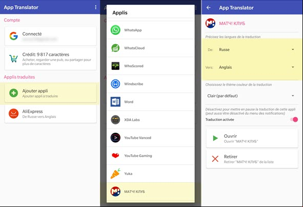 App translator match tv